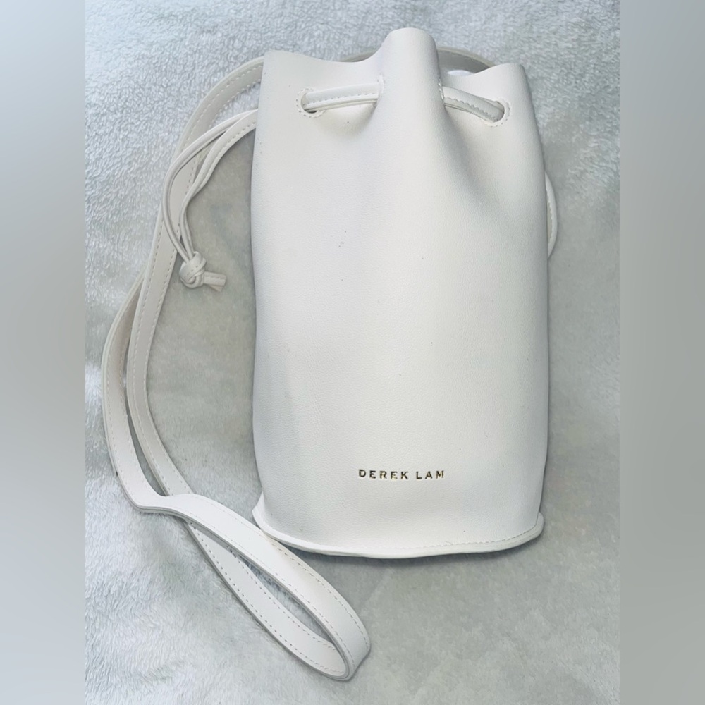 Derek Lam 10 Crosby White Leather Bucket Bag - Picture 2 of 13